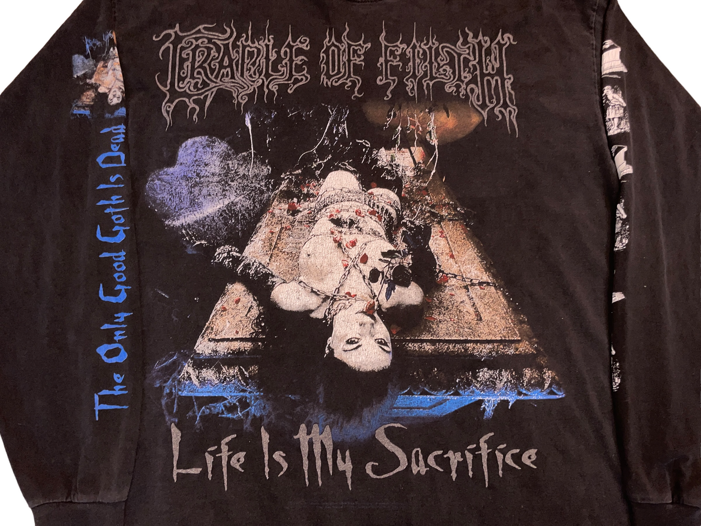 Vintage 1999 Cradle of Filth RIP Positive T-Shirt