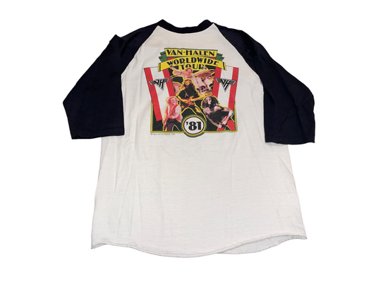 Vintage 1981 Van Halen World Tour Shirt