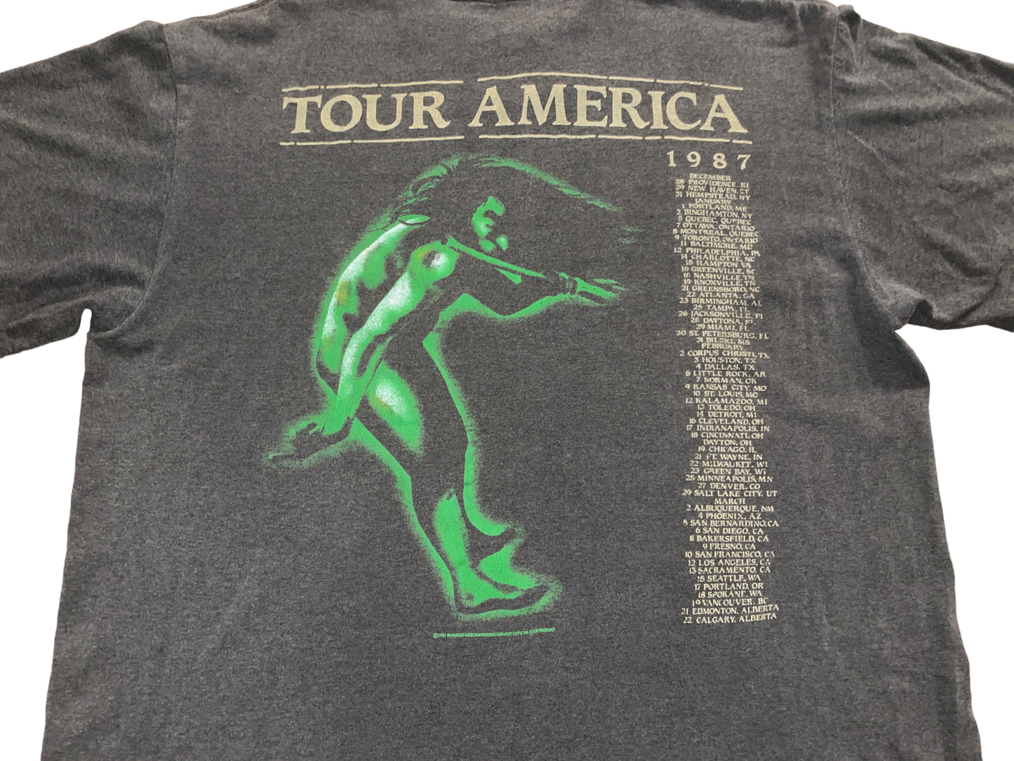 Vintage 1987 DIO America Tour T-Shirt