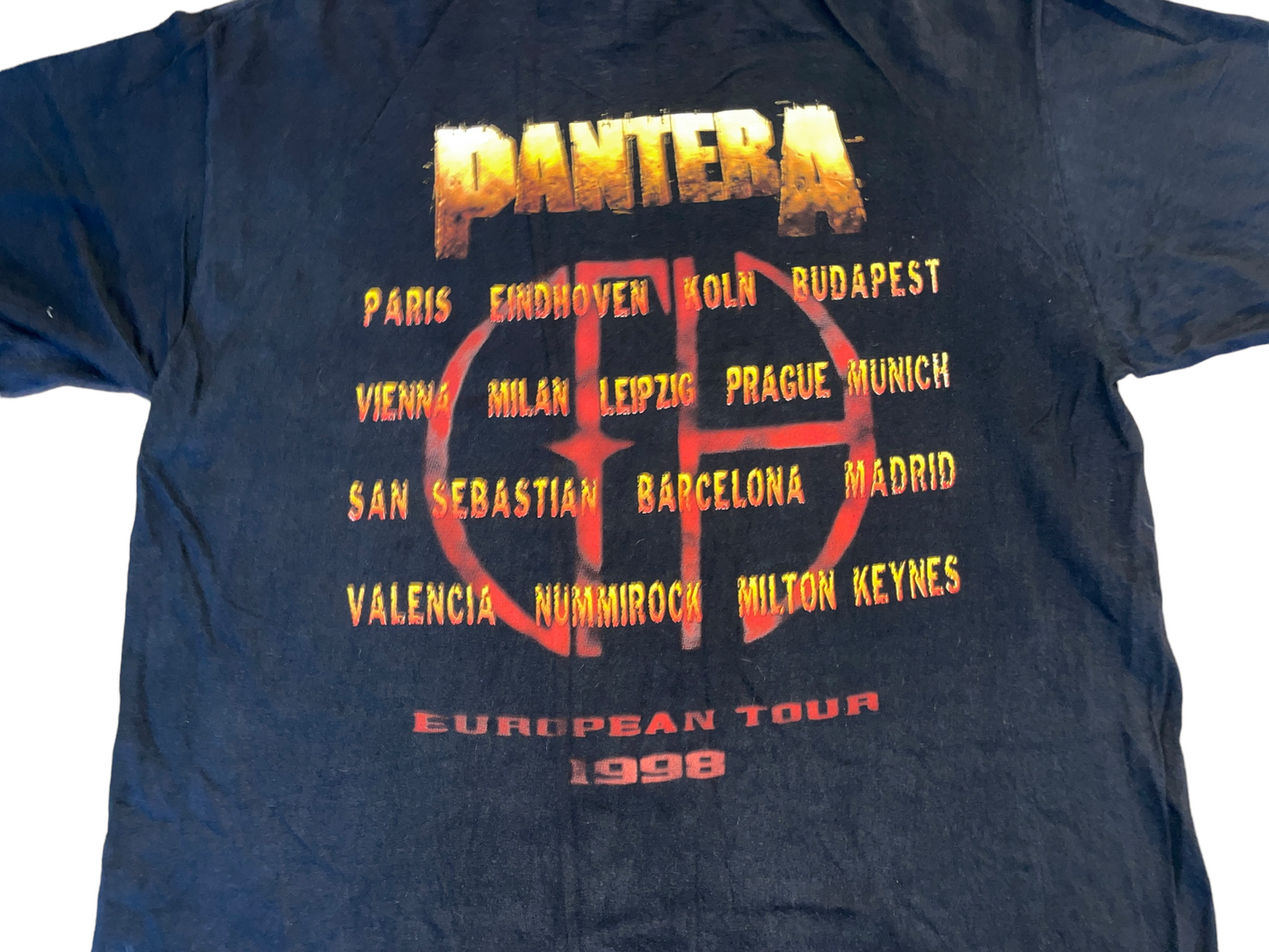 Vintage 1998 Pantera European Tour T-Shirt