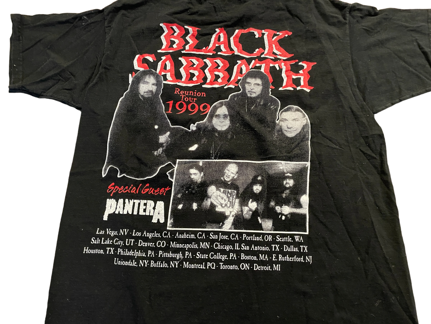 Vintage 1999 Black Sabbath Reunion T-Shirt