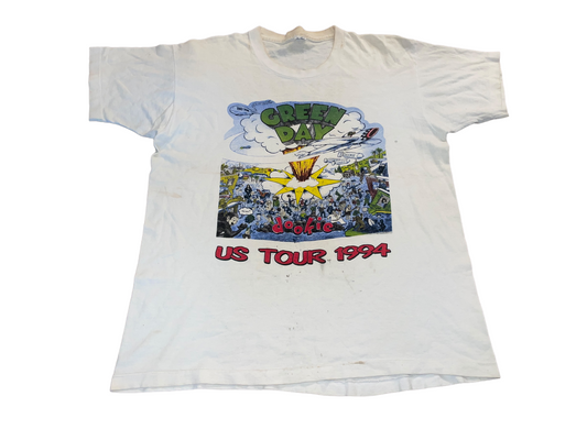 Vintage 1994 Green Day US Tour Dookie T-Shirt