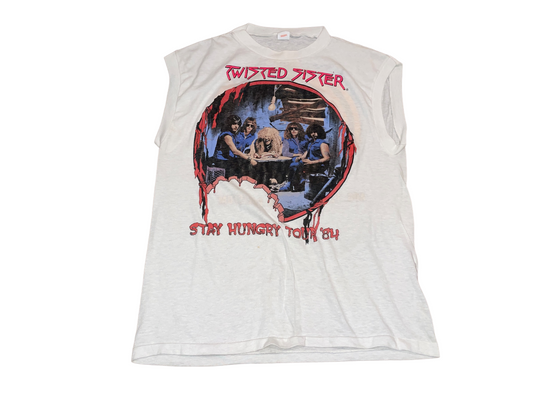 Vintage 1984 Twisted Sister Sleeveless Shirt