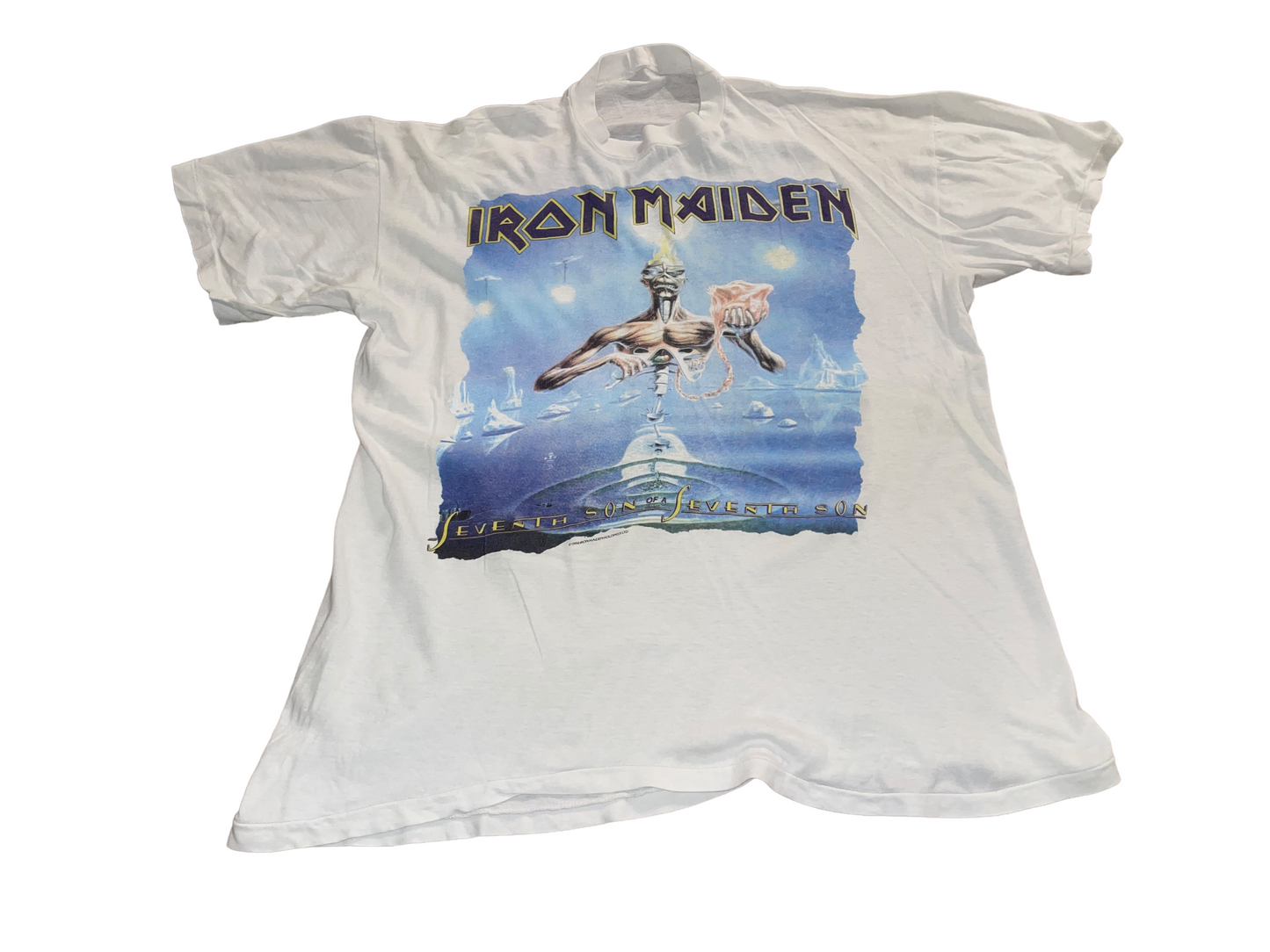 Vintage 1988 Iron Maiden Seventh Son T-Shirt