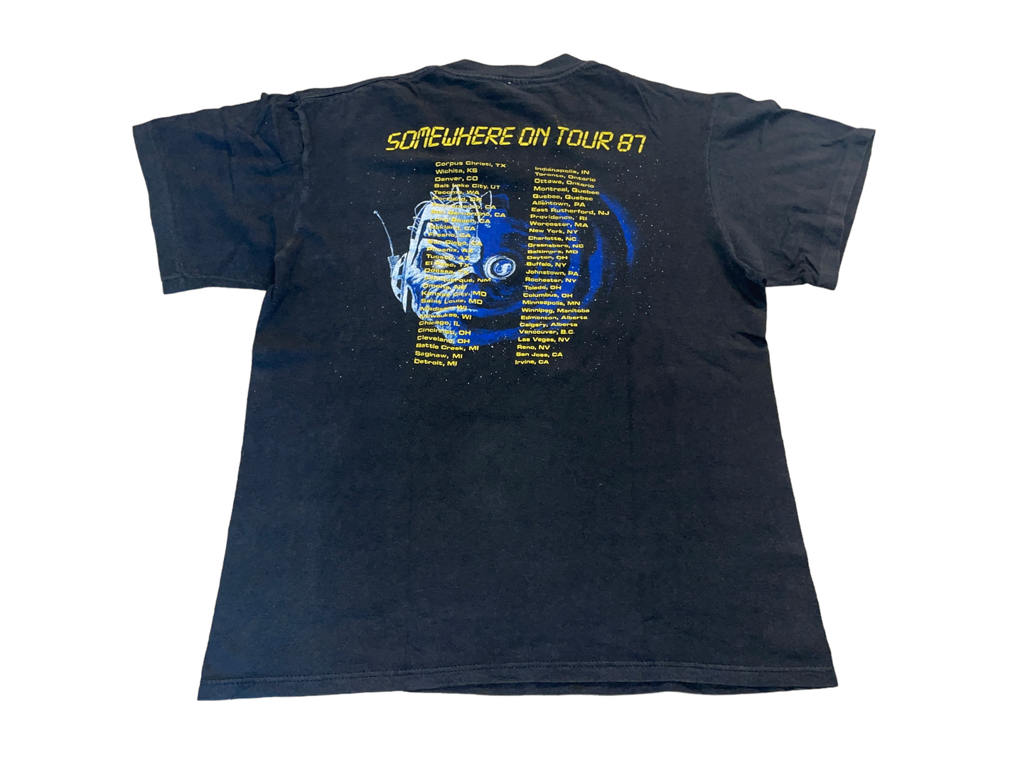 Vintage 1987 Iron Maiden Somewhere in Time T-Shirt