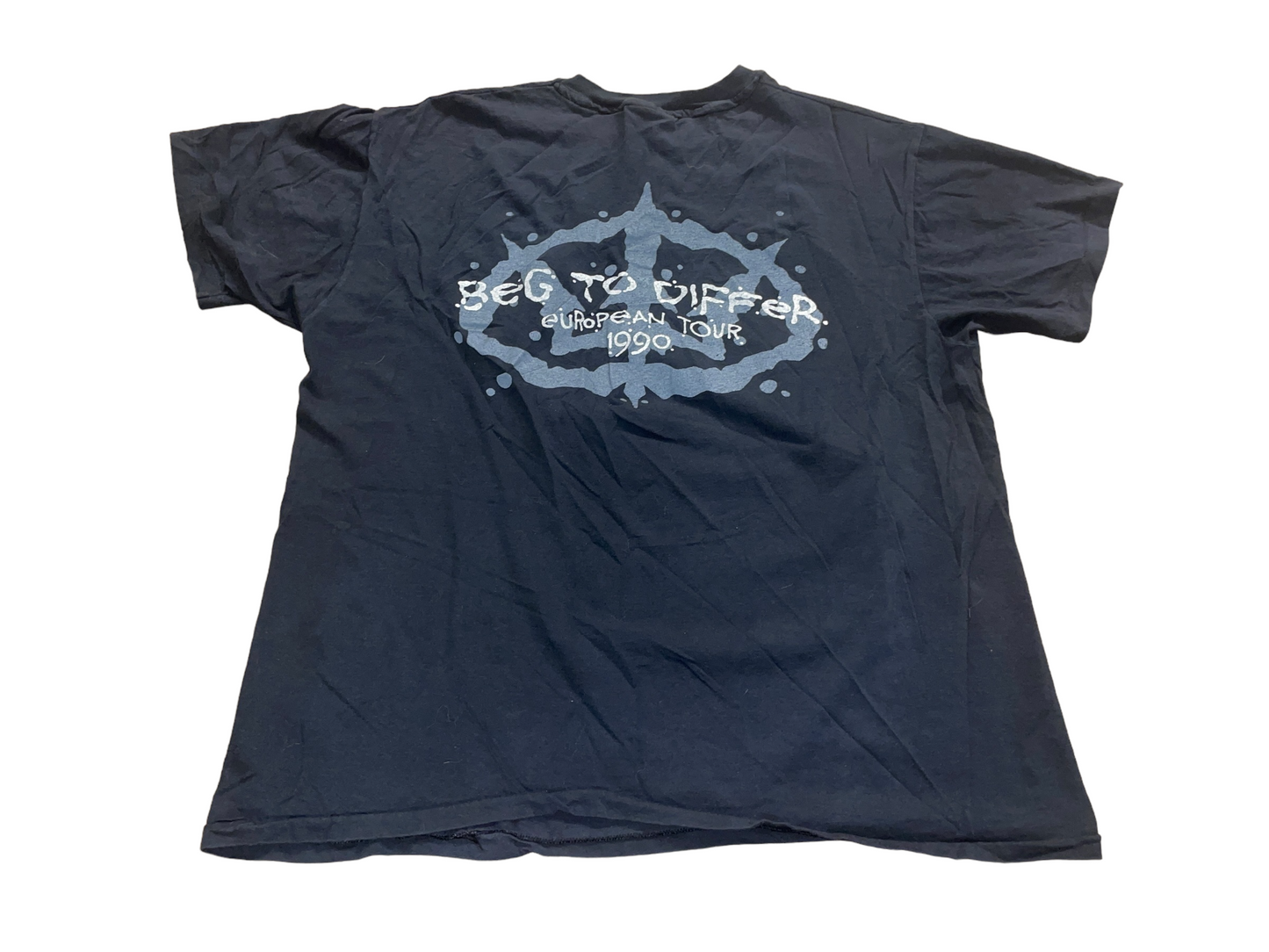 Vintage 1990 Prong Beg to Differ European Tour T-Shirt