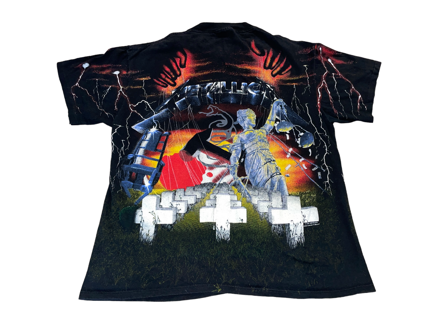 Vintage 1991 Metallica All Over Print T-Shirt