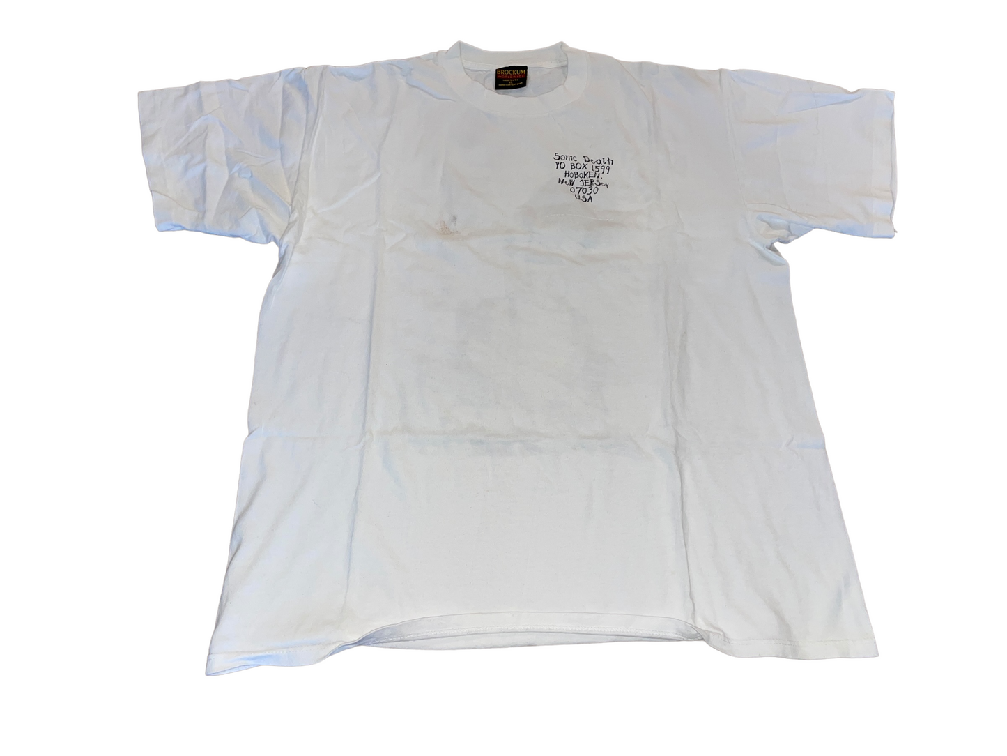 Vintage 90's Sonic Youth Death Fan Club T-Shirt