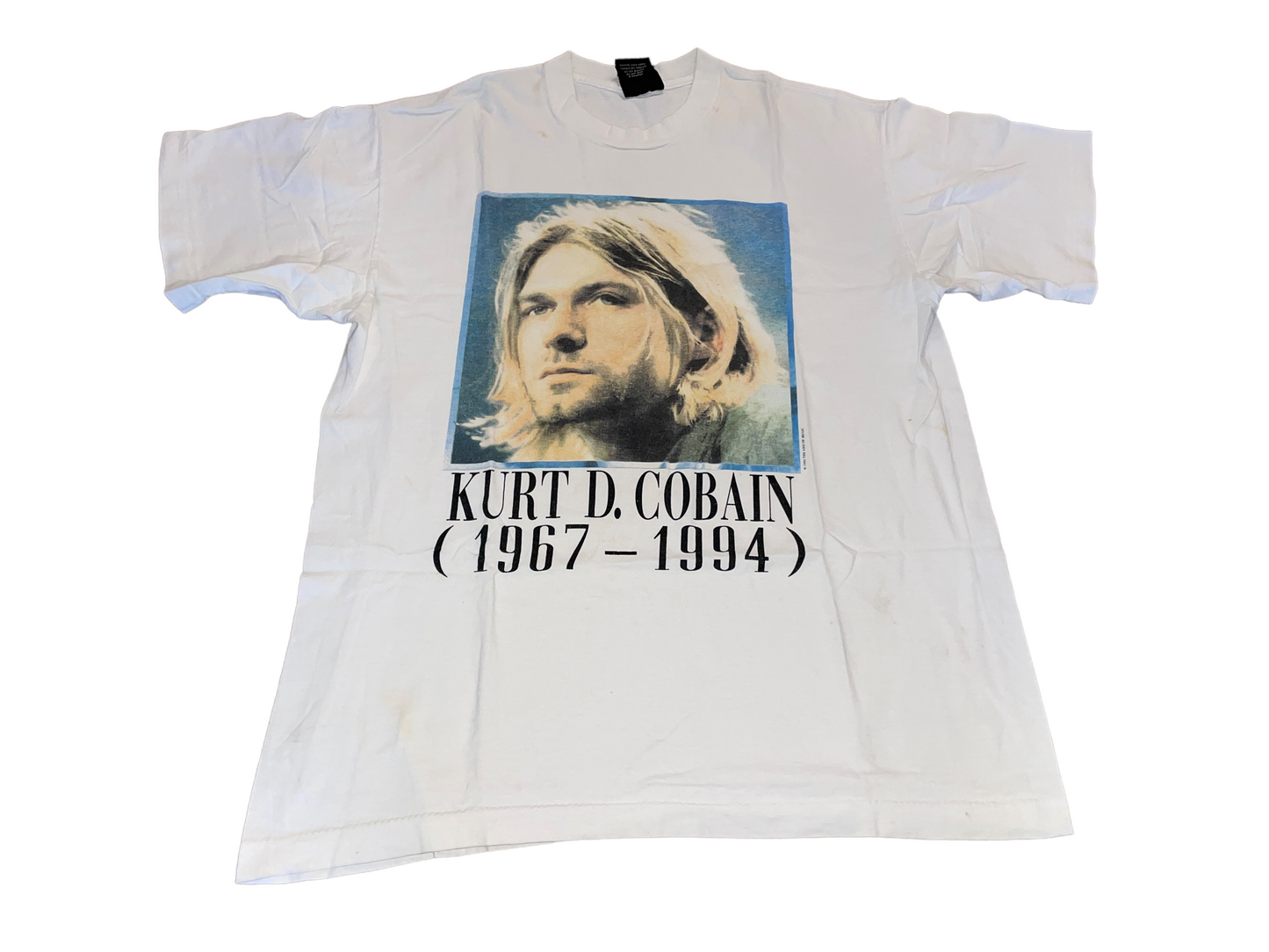 Vintage 1994 Kurt Cobain Memorial T-Shirt