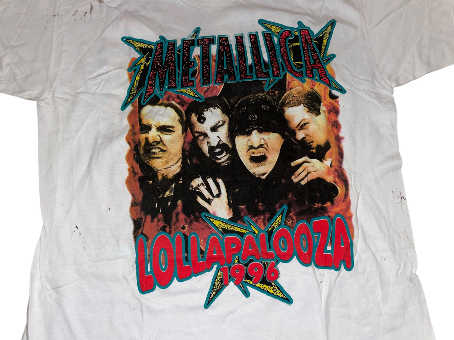 Vintage 1996 Metallica Lollapalooza T-Shirt