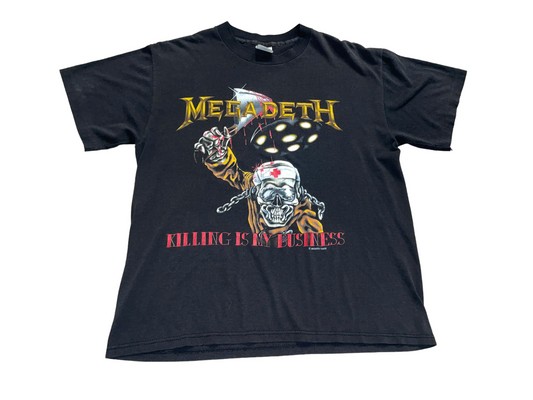 Vintage 1988 Megadeth Killing is my Business T-Shirt