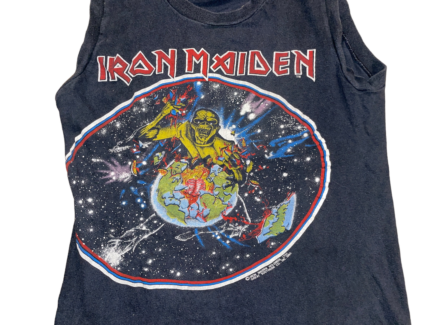 Vintage 1983 Iron Maiden World Piece Tour T-Shirt