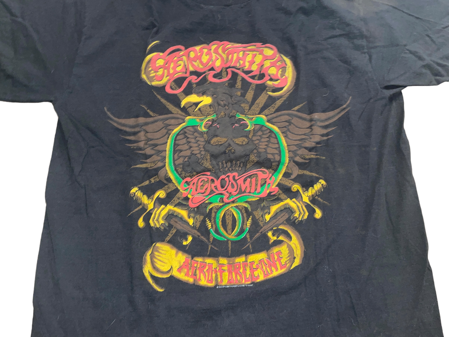 Vintage 1993 Aerosmith Force One Tour T-Shirt