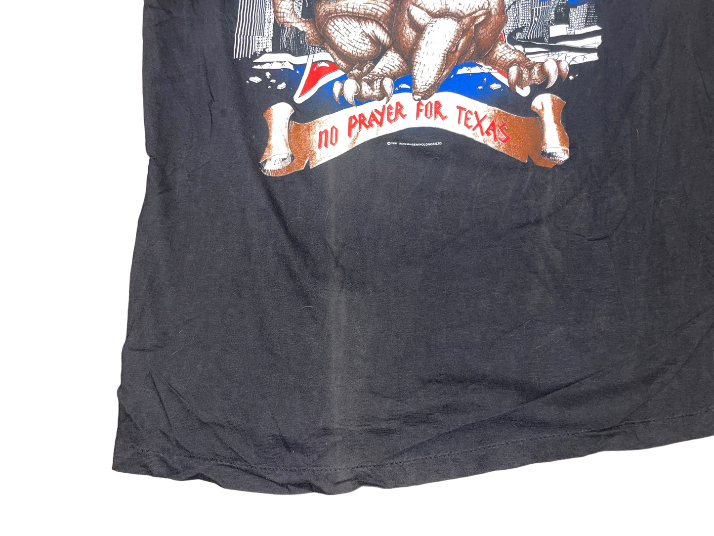 Vintage 1991 Iron Maiden Texas Tour T-Shirt