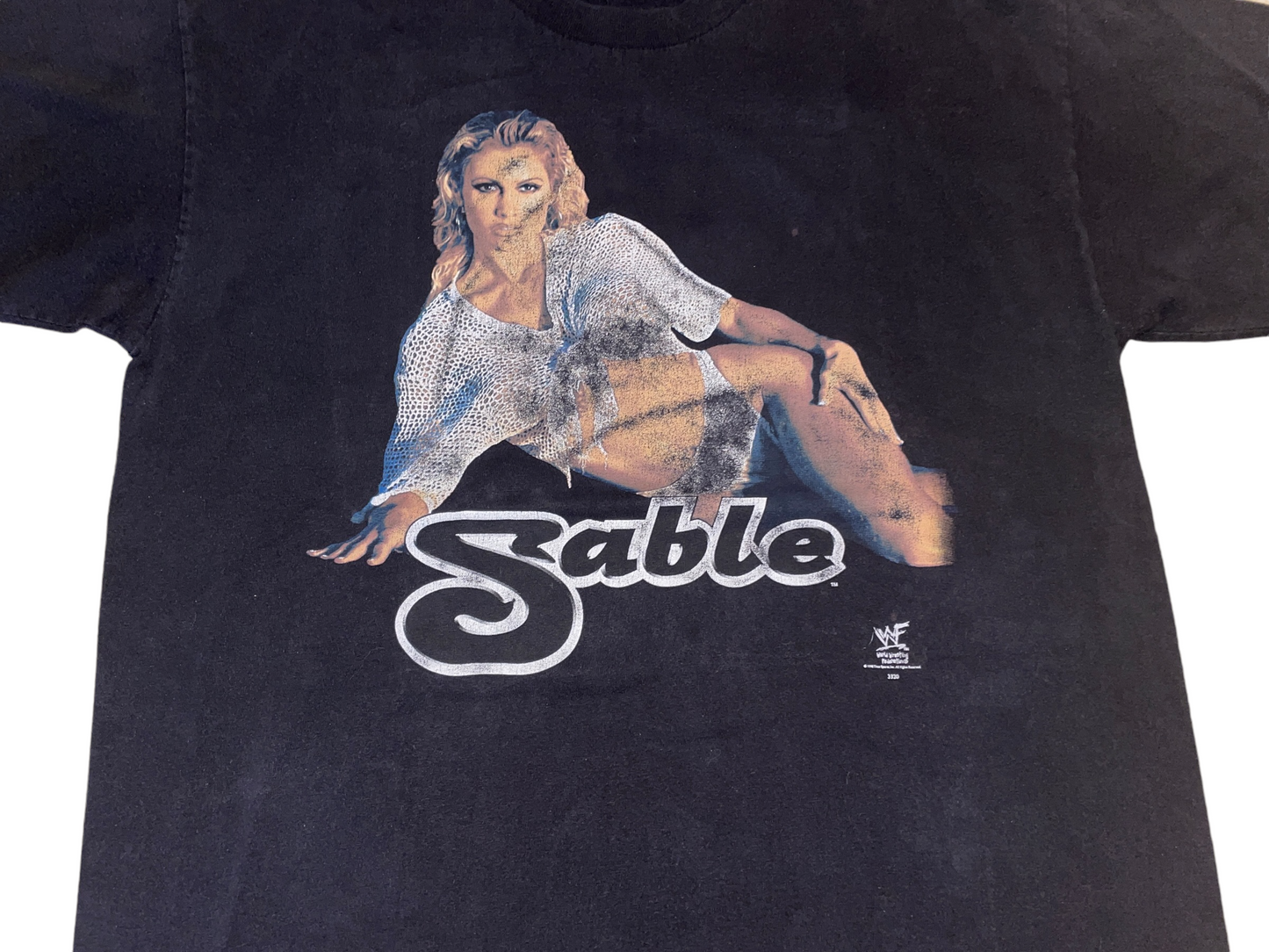 Vintage 90's Sable Bomb WWF T-Shirt