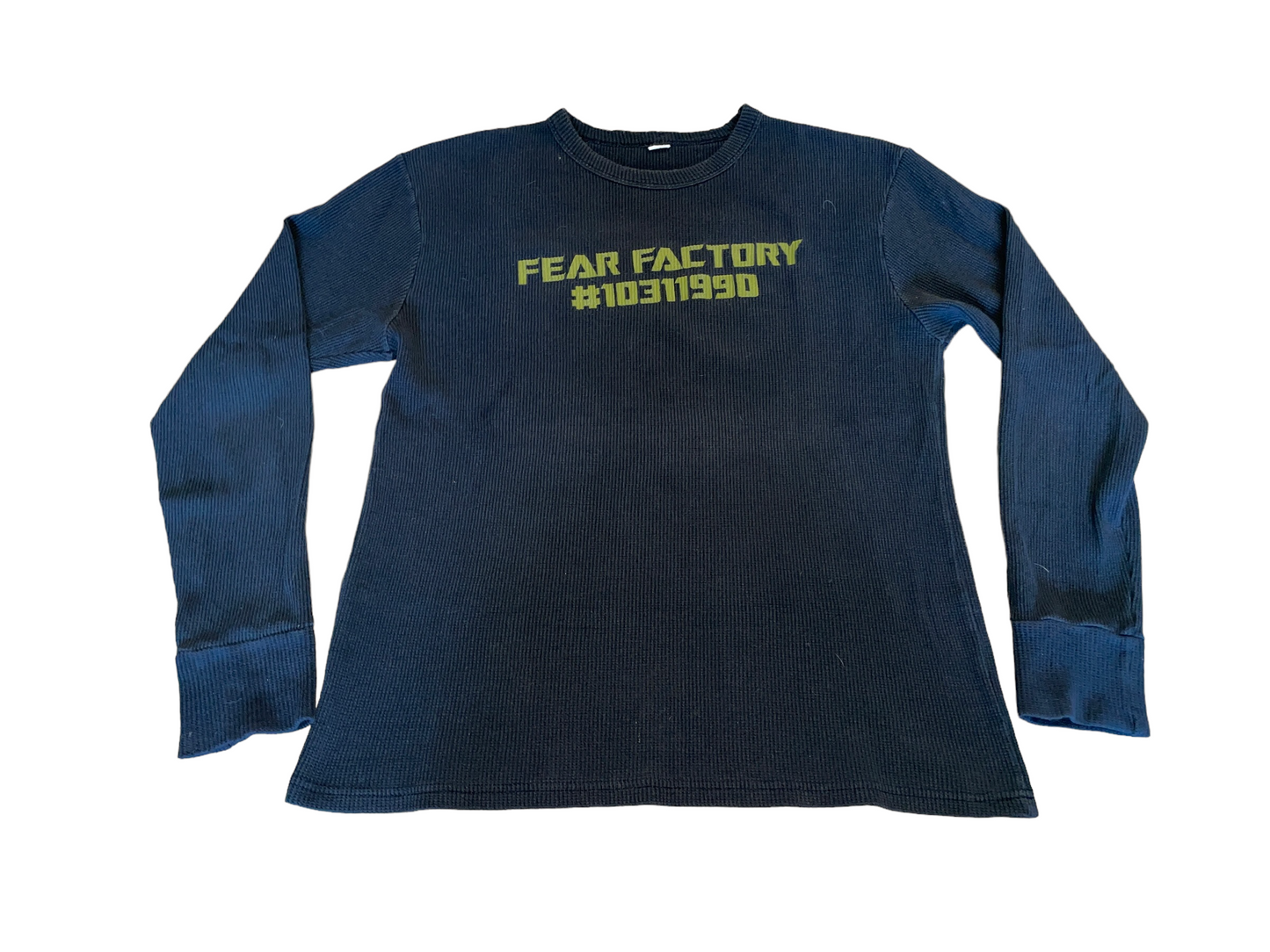 Vintage 90's Fear Factory Thermal Long Sleeve