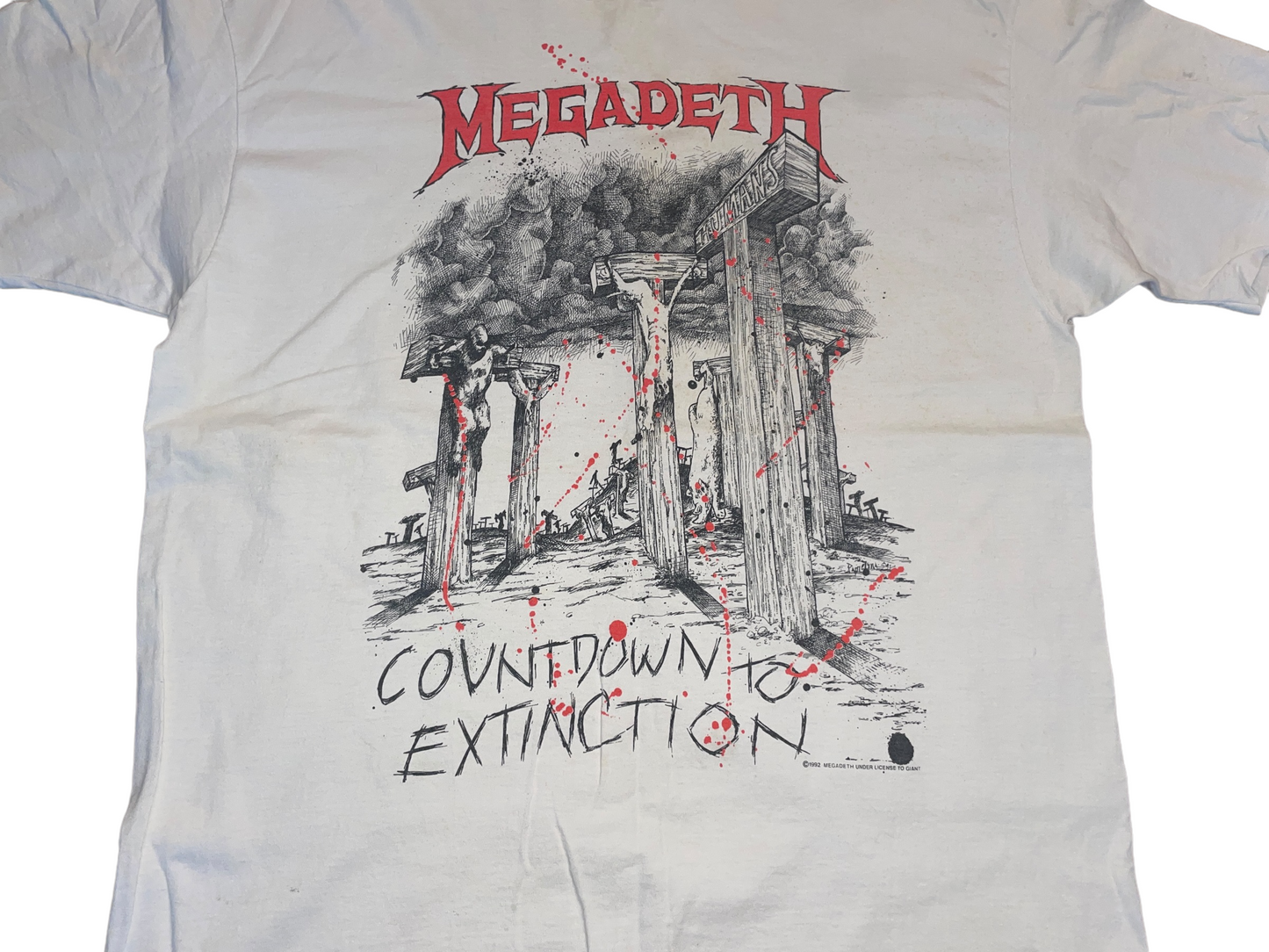 Vintage 1992 Megadeth T-Shirt