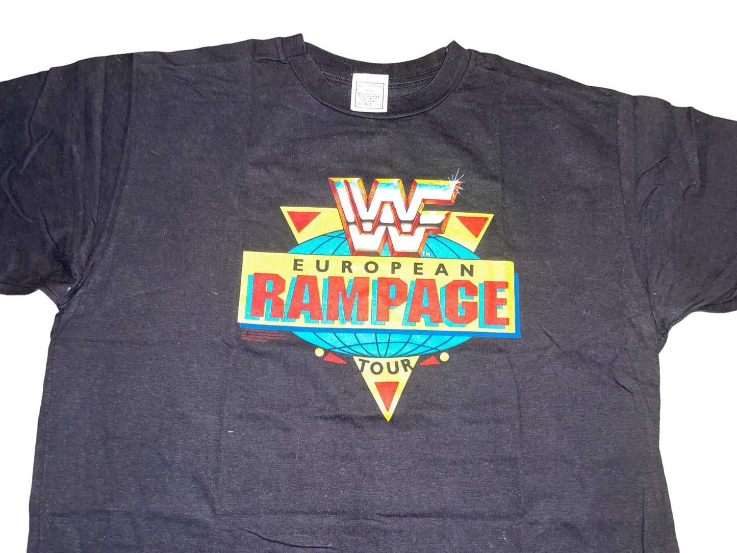 Vintage 90's WWF European Rampage T-Shirt