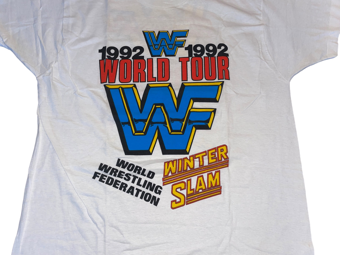 Vintage 1992 WWF Winter Slam T-Shirt