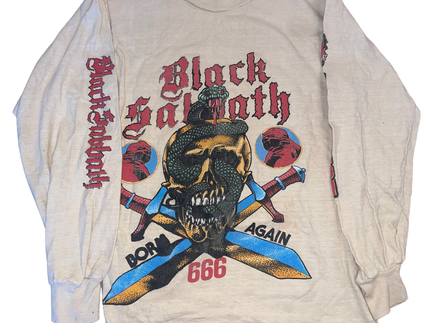 Vintage 80's Black Sabbath Long Sleeve