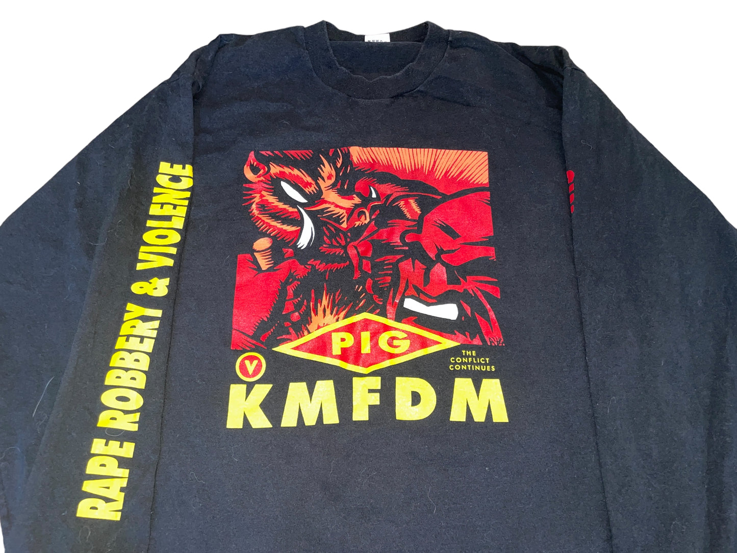 Vintage 90's KMFDM Long Sleeve Shirt