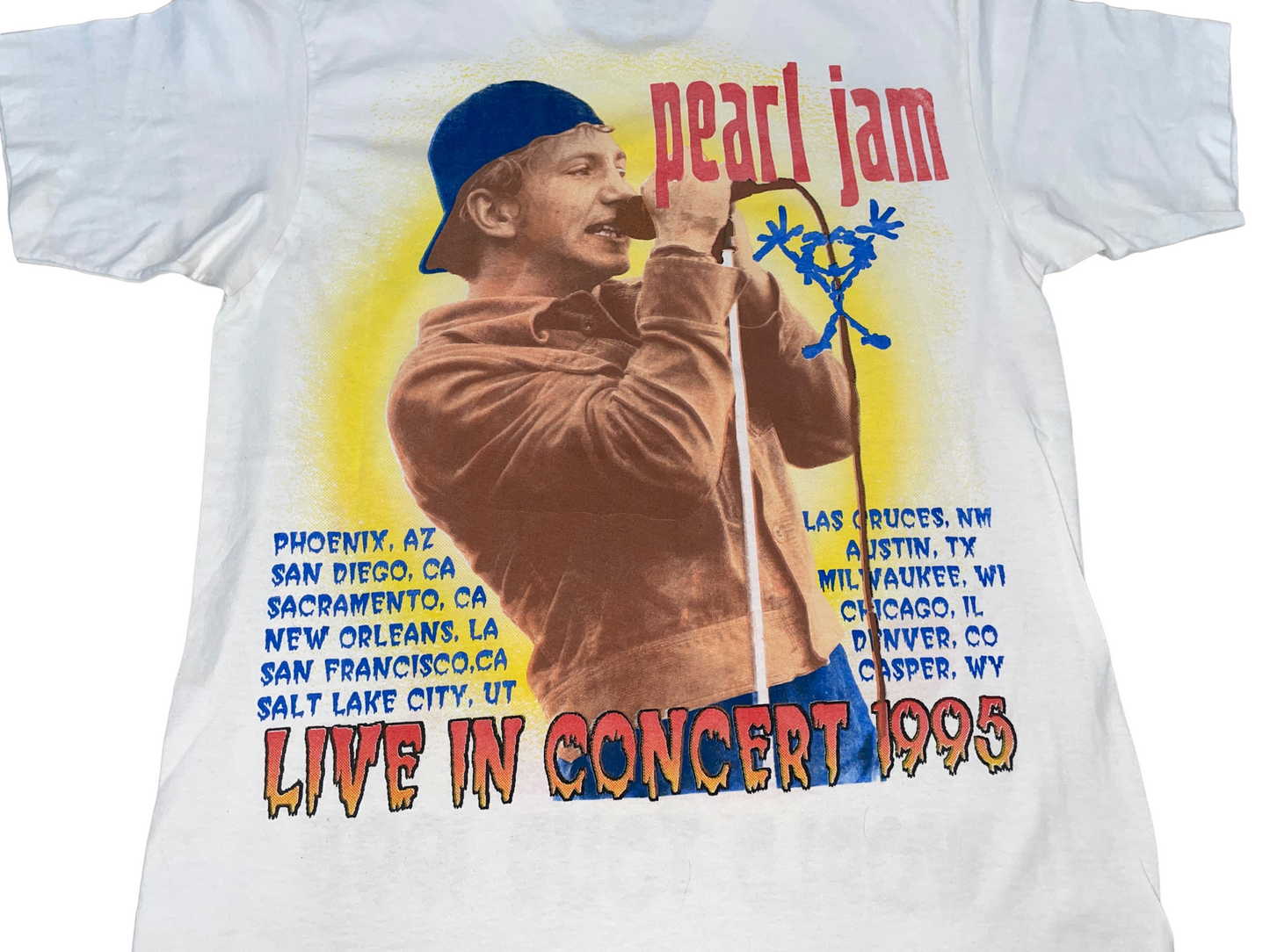 Vintage 1995 Peal Jam World Tour T-Shirt