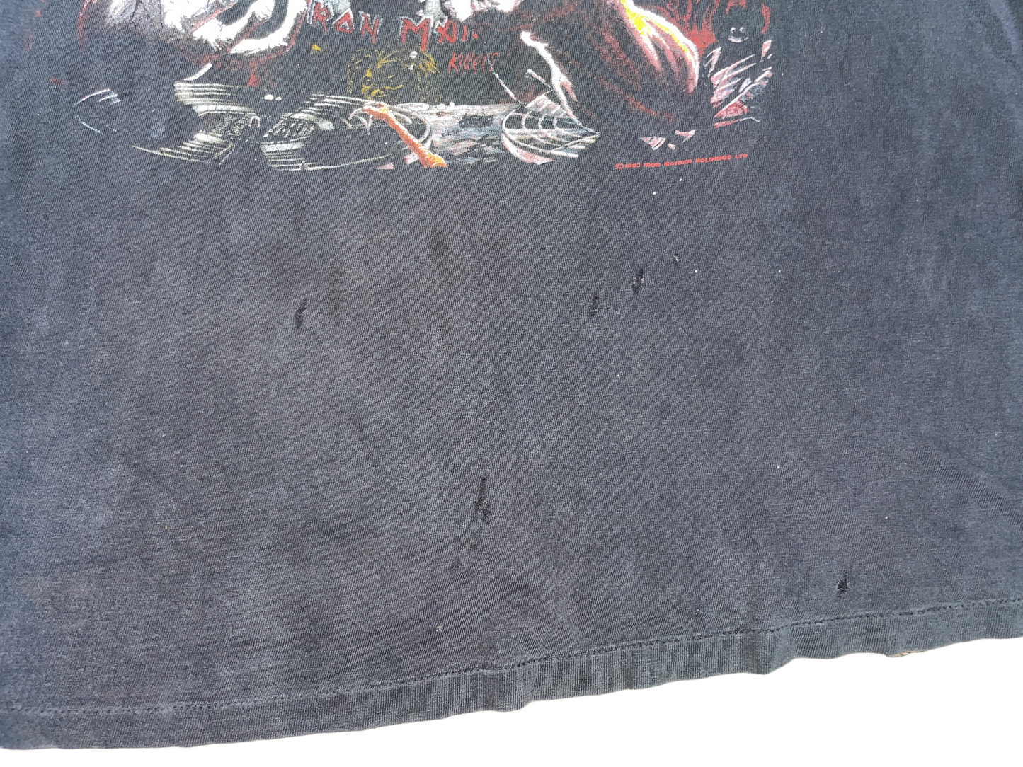 Vintage 90's Iron Maiden 666 fm A Real Dead One T-Shirt