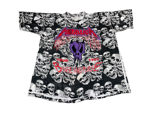 Vintage 1994 Metallica Binge and Purge Tour T-Shirt