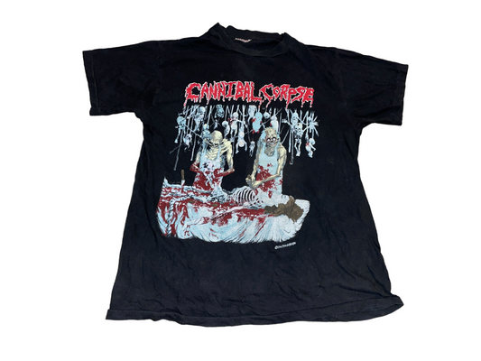 Vintage 1990's Cannibal Corpse Butchered at Birth T-Shirt