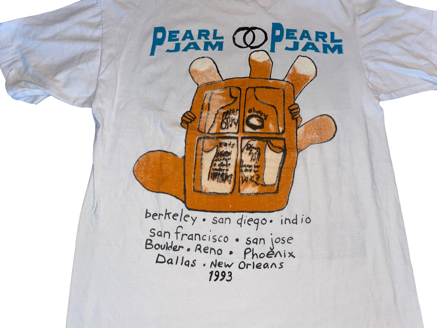 Vintage 1993 Pearl Jam Tour T-Shirt