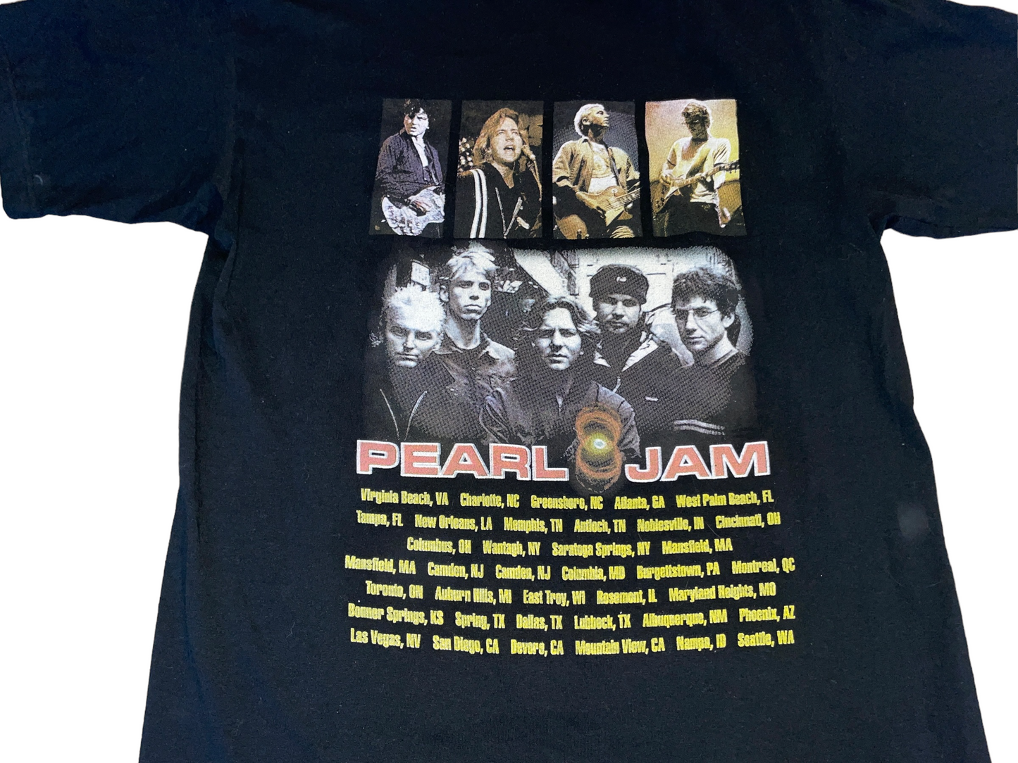 Vintage 90's Pearl Jam Tour T-Shirt