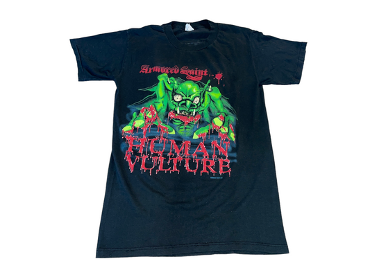 Vintage 1987 Armored Saint Human Vulture T-Shirt