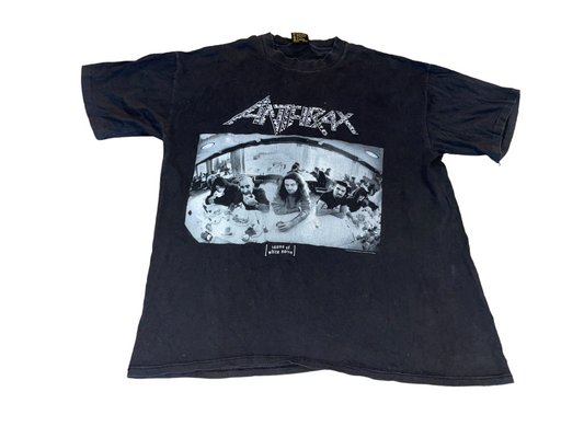 Vintage 1993 Anthrax Sounds of White Noise Tour T-Shirt