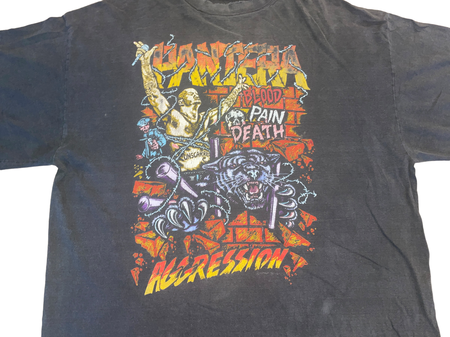 Vintage 90's Pantera Aggression T-Shirt