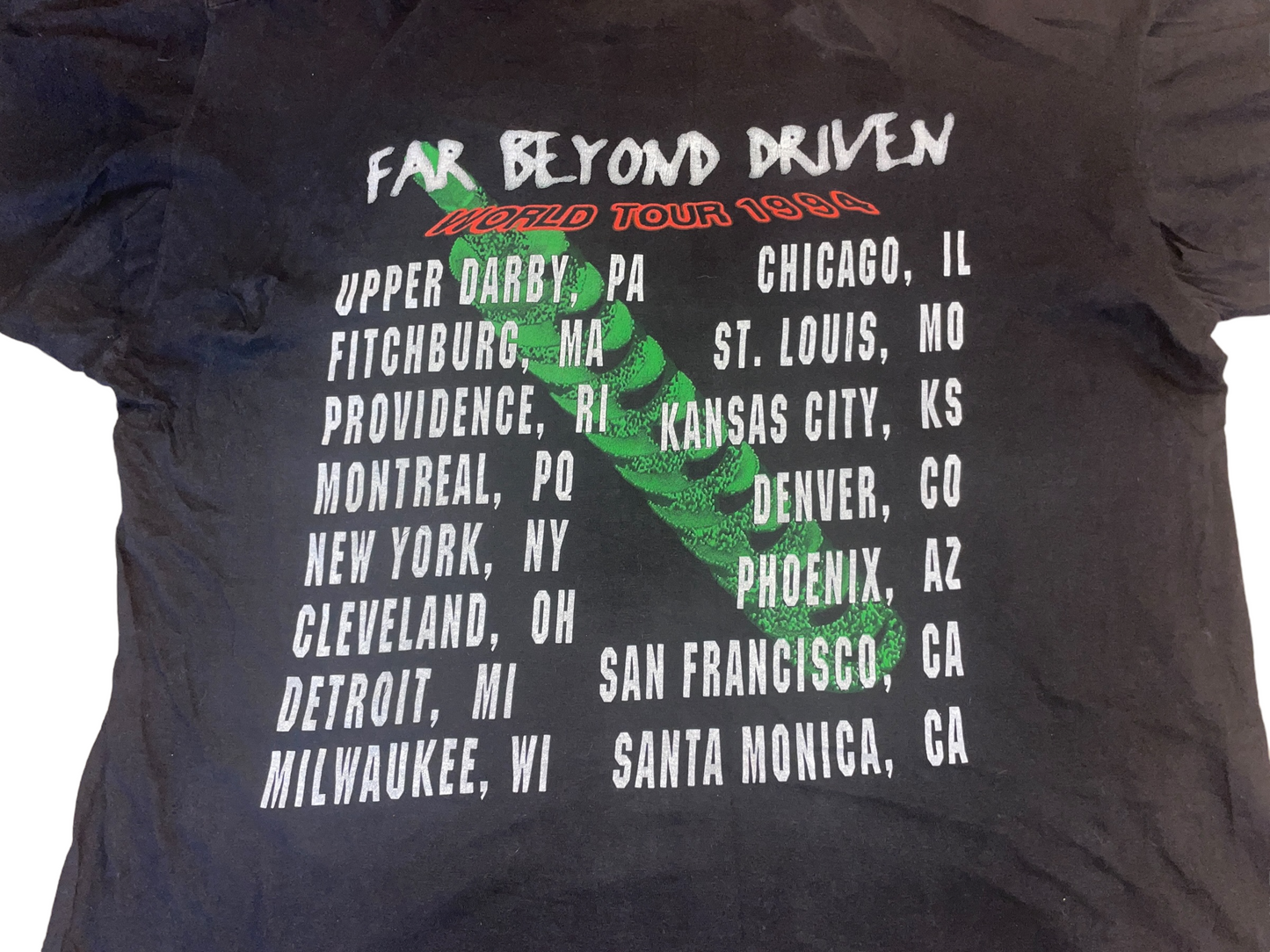 Vintage 1994 Pantera Far Beyond Driven T-Shirt