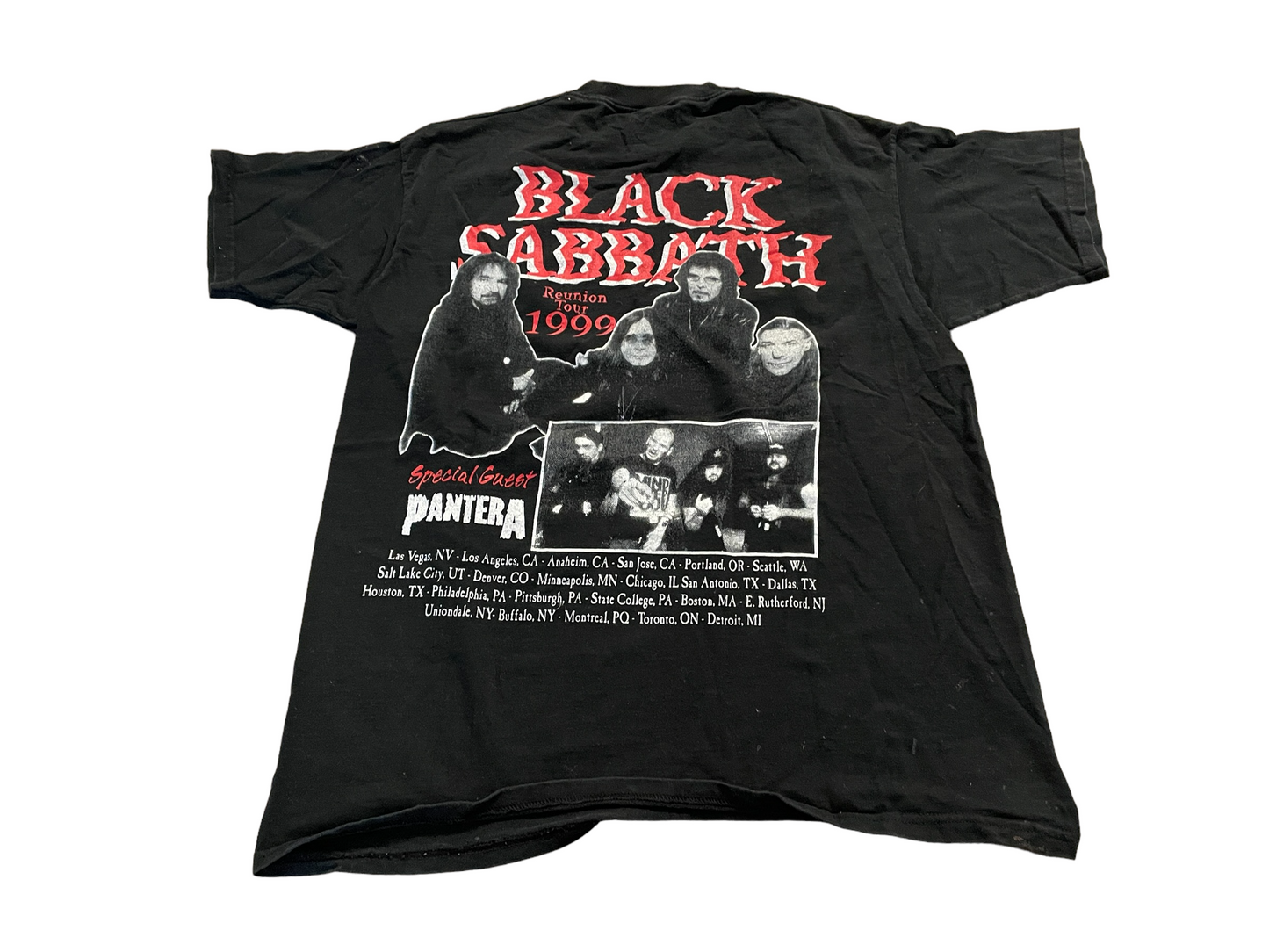 Vintage 1999 Black Sabbath Reunion T-Shirt