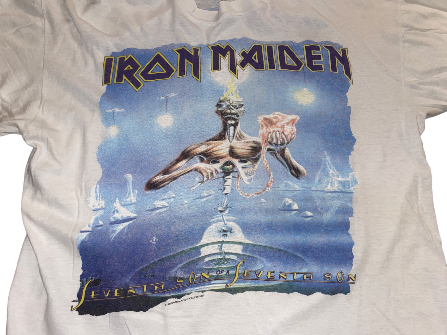 Vintage 1988 Iron Maiden Seventh Son T-Shirt