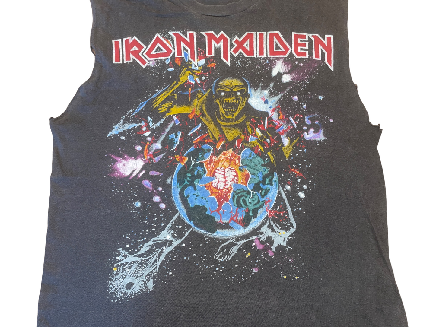 Vintage 1983 Iron Maiden World Piece Tour T-Shirt