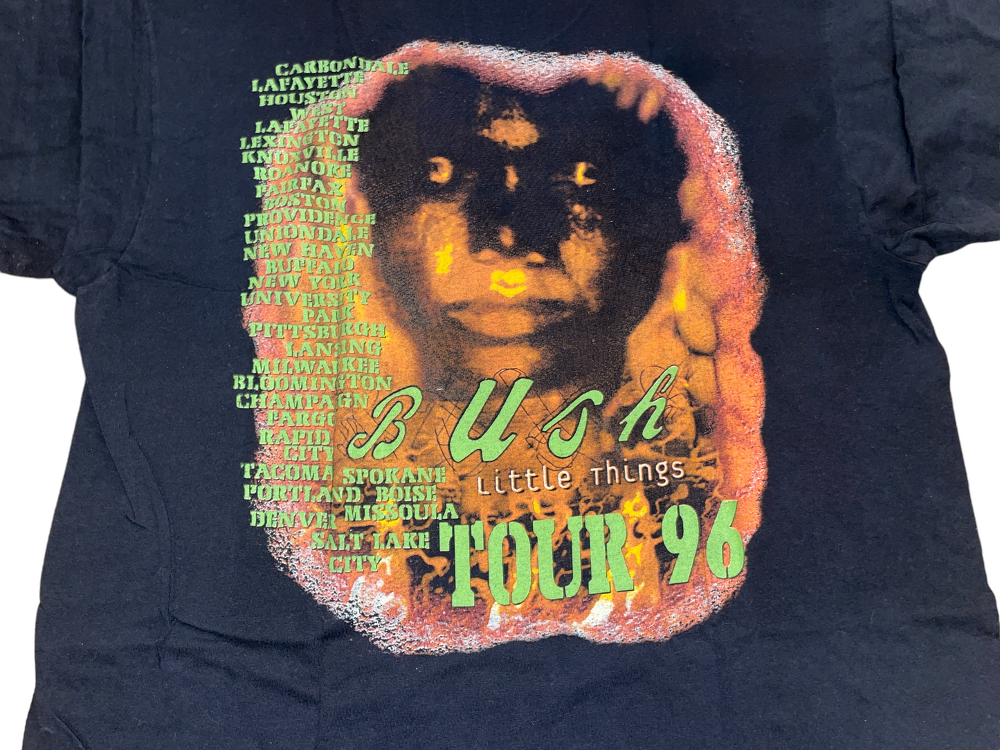 Vintage 1996 Bush Little Things Tour T-Shirt
