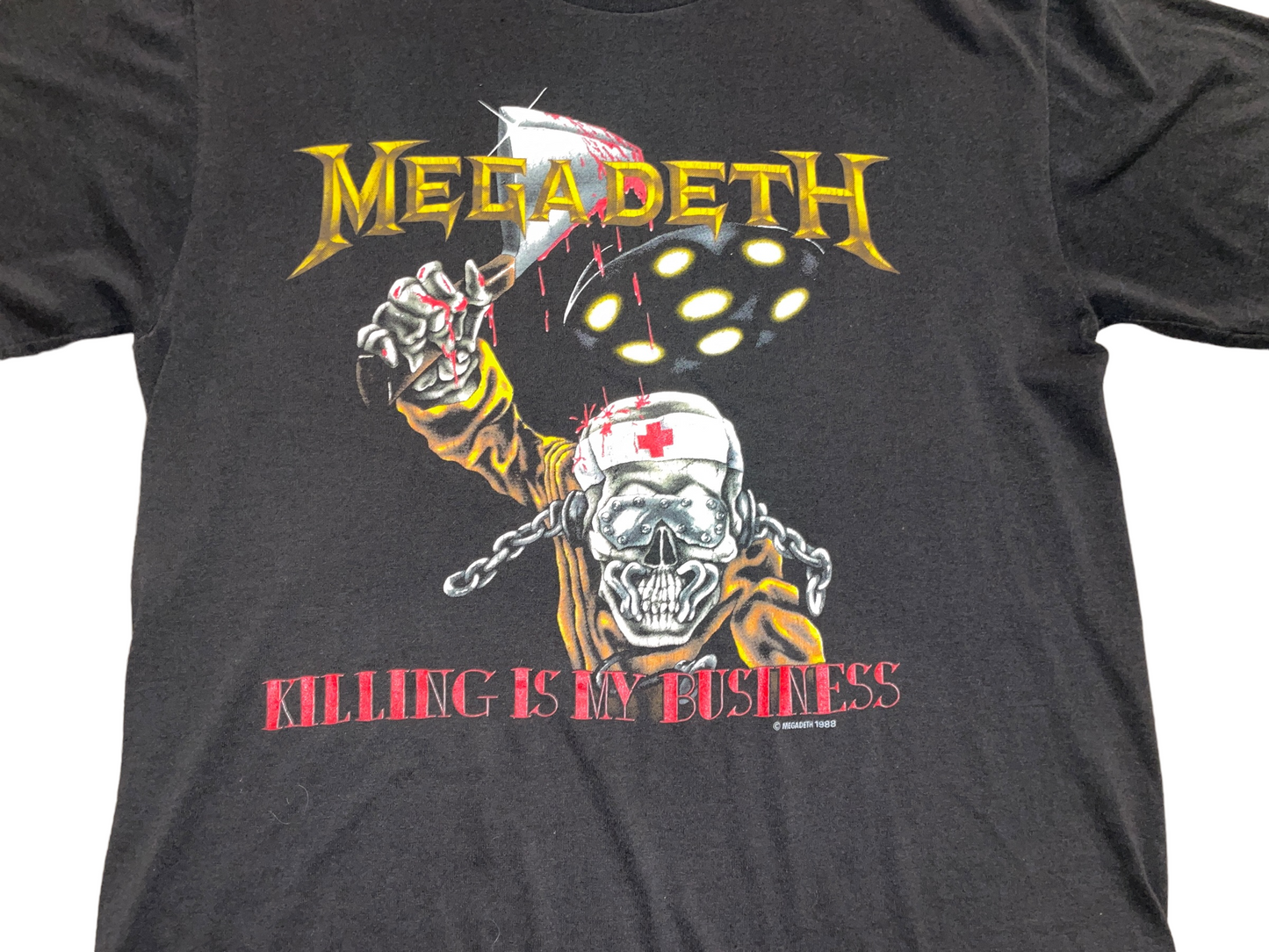 Vintage 1988 Megadeth Killing is my Business T-Shirt