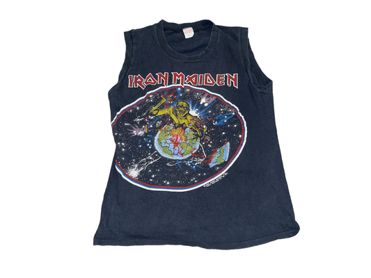 Vintage 1983 Iron Maiden World Piece Tour T-Shirt