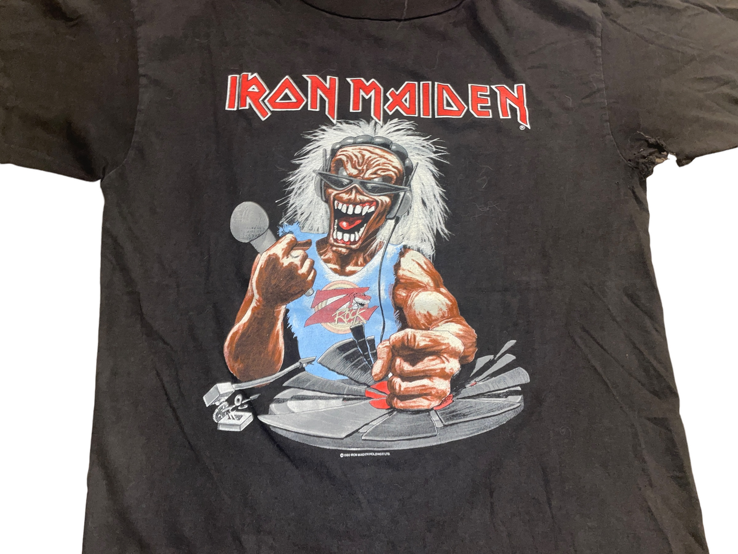 Vintage 1990 Iron Maiden Z-Week T-Shirt
