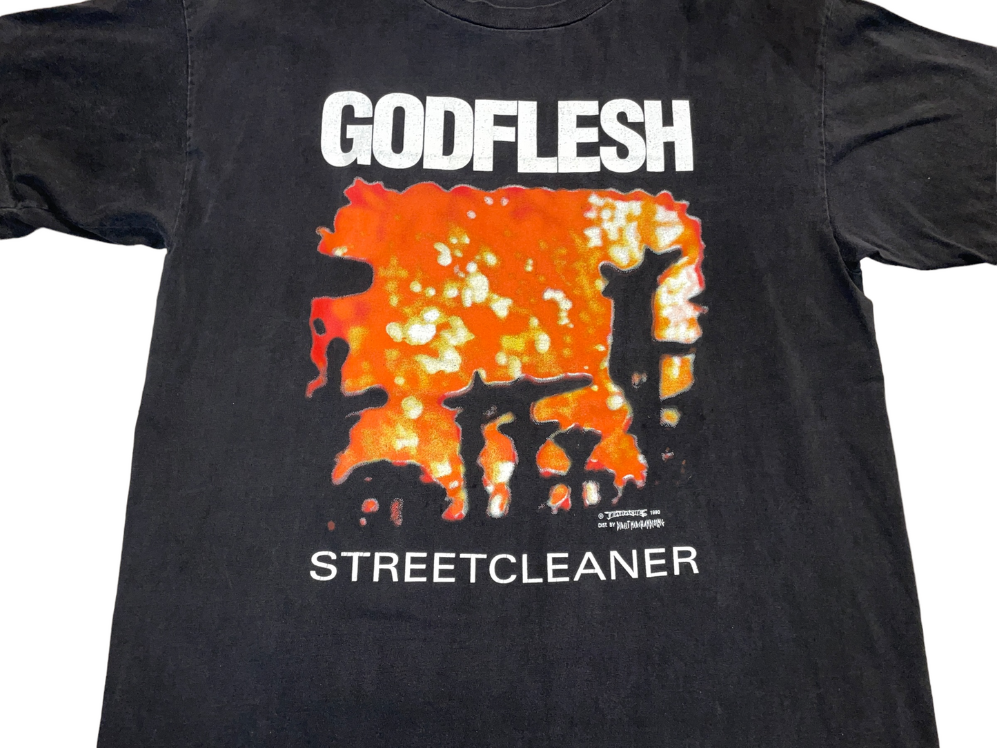 Vintage 1990 Godflesh Streetcleaner T-Shirt