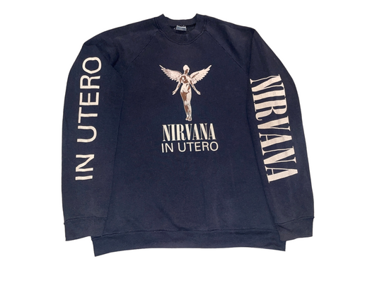 Vintage 90's Nirvana In Utero Sweatshirt