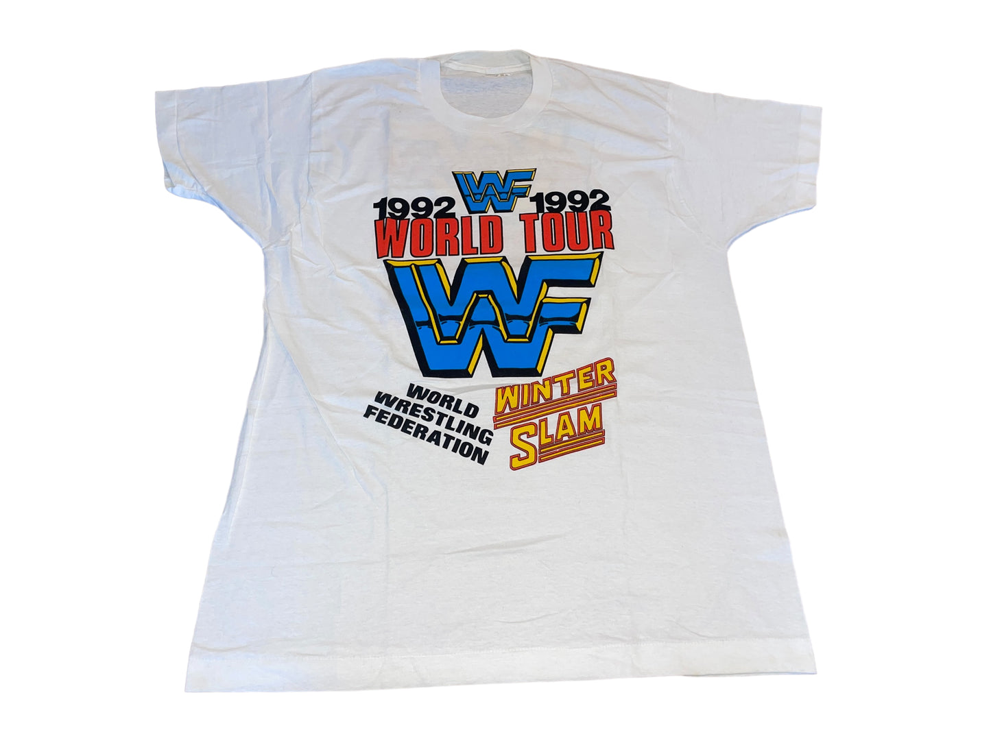 Vintage 1992 WWF Winter Slam T-Shirt