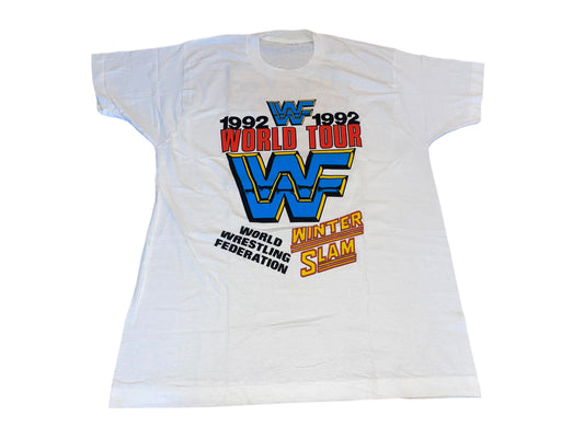 Vintage 1992 WWF Winter Slam T-Shirt
