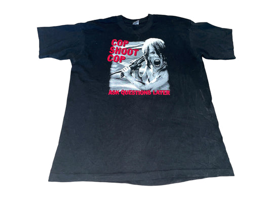 Vintage 90's Cop Shoot Cop T-Shirt