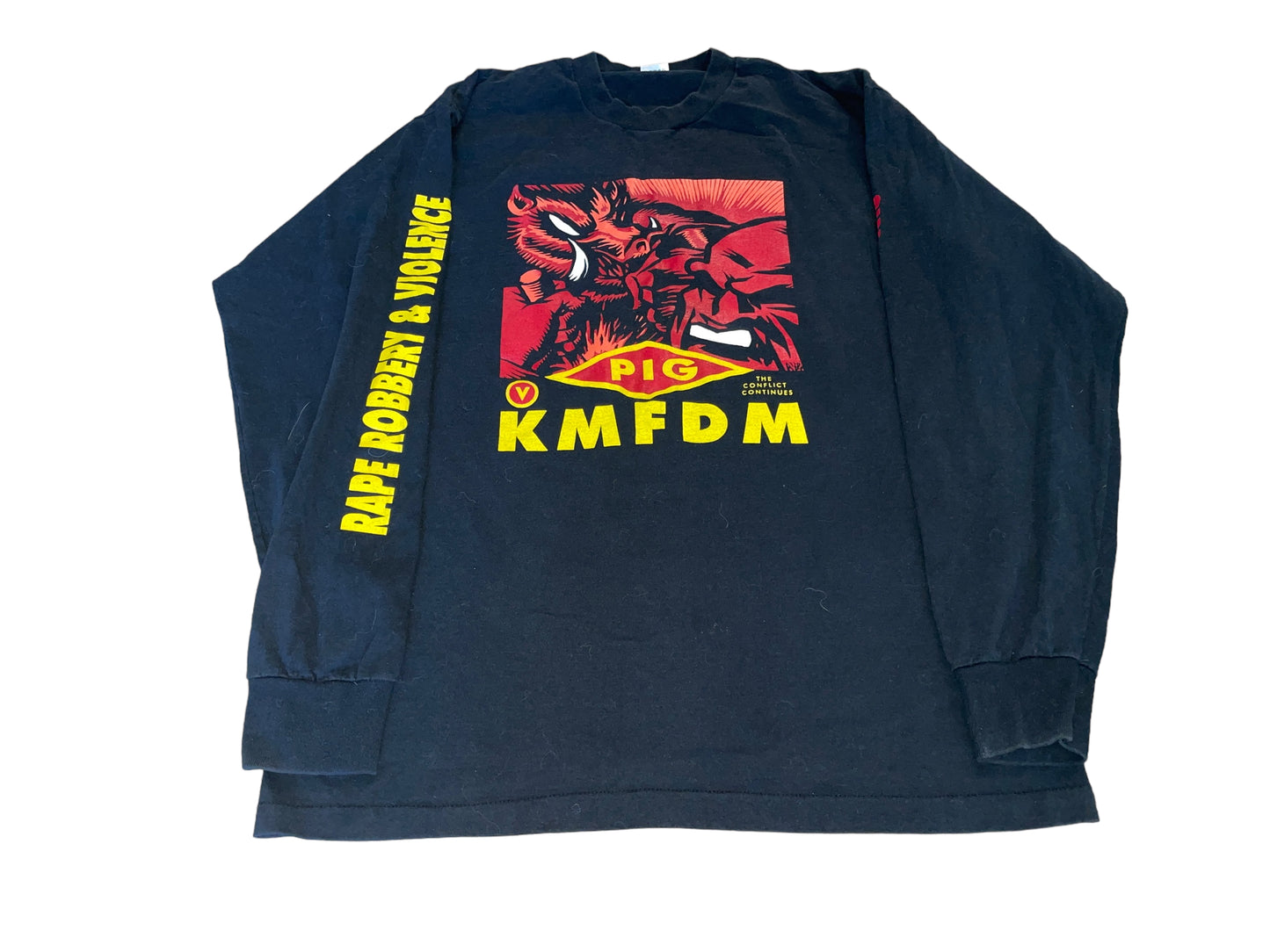 Vintage 90's KMFDM Long Sleeve Shirt