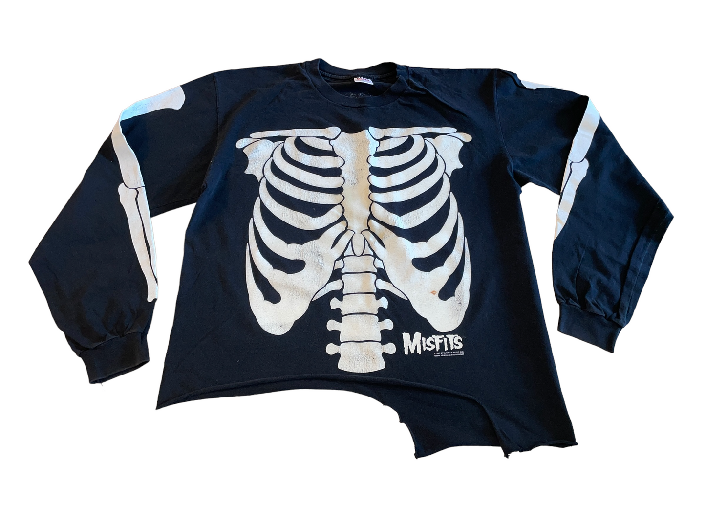 Vintage 1997 Misfits Skeleton Long Sleeve T-Shirt