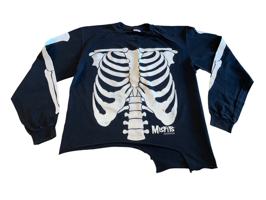Vintage 1997 Misfits Skeleton Long Sleeve T-Shirt